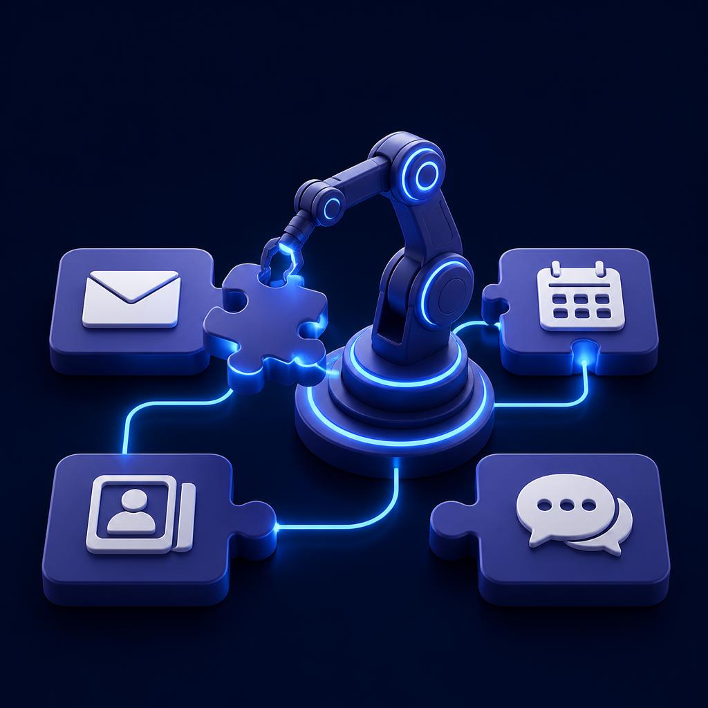 AI automation connecting business tools